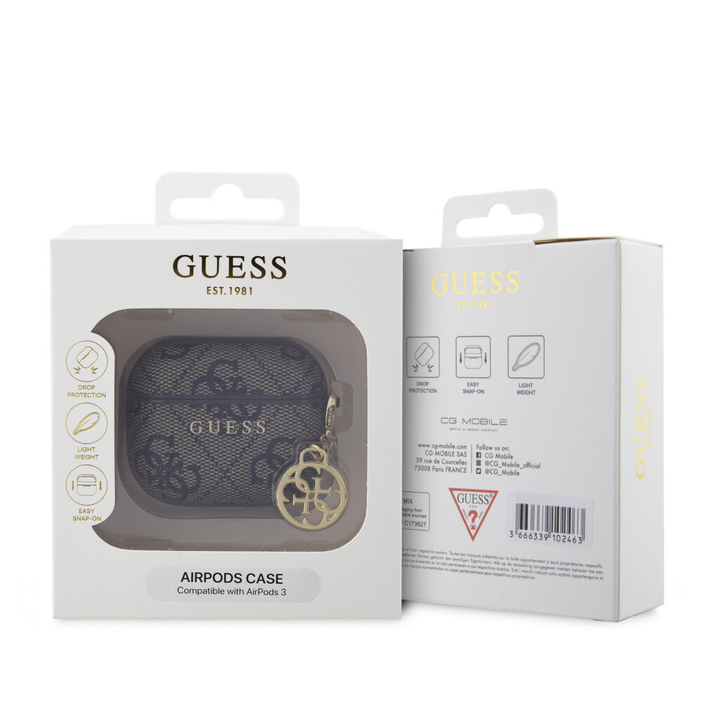 Guess Guess AirPods Case - 4G - 4G Charm - Marron Guess Guess AirPods Case - 4G - 4G Charm - Marron
