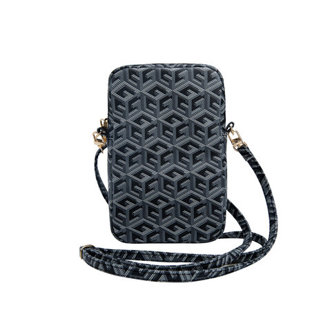 Guess Guess Wallet Bag - G Cube - Bottom Stripe - Black
