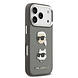 Karl Lagerfeld Karl lagerfeld iPhone 17 Pro Back cover coque - Grained - K&C Heads Pins - Gris Karl Lagerfeld Karl lagerfeld iPhone 17 Pro Back cover coque - Grained - K&C Heads Pins - Gris