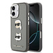 Karl Lagerfeld Karl lagerfeld iPhone 17 Back-Cover hul - Grained - K&C Heads Pins - Grau