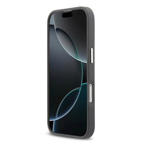 Karl Lagerfeld Karl lagerfeld iPhone 17 Back-Cover hul - Grained - K&C Heads Pins - Grau