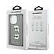 Karl Lagerfeld Karl lagerfeld iPhone 17 Back-Cover hul - Grained - K&C Heads Pins - Grau