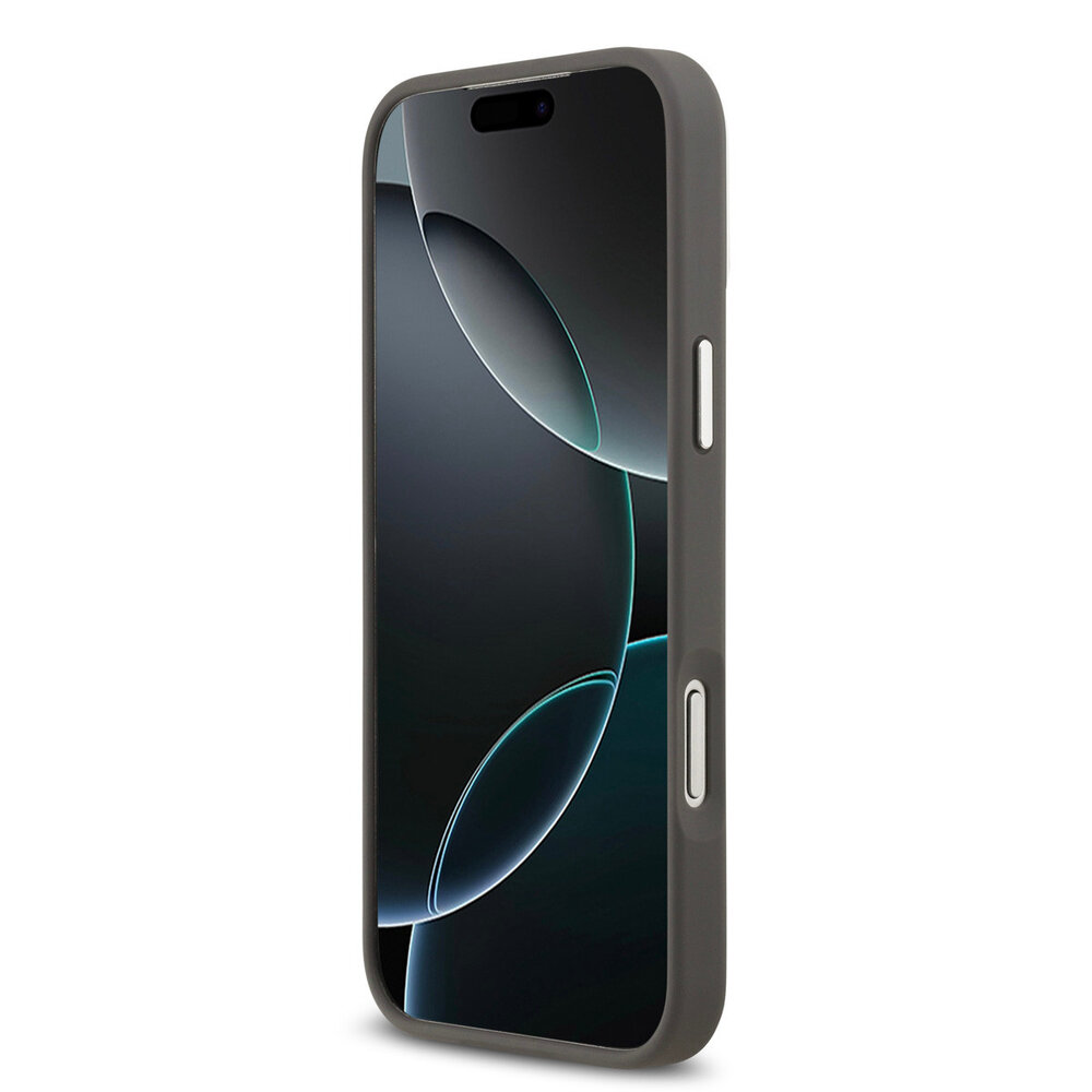 Karl Lagerfeld Karl lagerfeld iPhone 17 Pro Max Back cover coque - Grained - K&C Heads Pins - Gris Karl Lagerfeld Karl lagerfeld iPhone 17 Pro Max Back cover coque - Grained - K&C Heads Pins - Gris