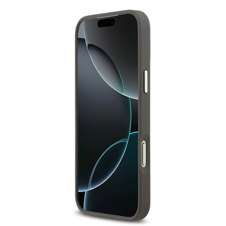 Karl Lagerfeld Karl lagerfeld iPhone 17 Pro Max Back cover coque - Grained - K&C Heads Pins - Gris Karl Lagerfeld Karl lagerfeld iPhone 17 Pro Max Back cover coque - Grained - K&C Heads Pins - Gris