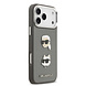 Karl Lagerfeld Karl lagerfeld iPhone 17 Pro Max Back cover coque - Grained - K&C Heads Pins - Gris Karl Lagerfeld Karl lagerfeld iPhone 17 Pro Max Back cover coque - Grained - K&C Heads Pins - Gris