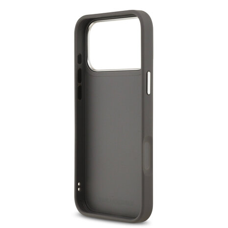 Karl Lagerfeld Karl lagerfeld iPhone 17 Pro Max Back cover coque - Grained - K&C Heads Pins - Gris Karl Lagerfeld Karl lagerfeld iPhone 17 Pro Max Back cover coque - Grained - K&C Heads Pins - Gris