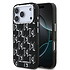 Karl lagerfeld iPhone 17 Pro Backcover hoesje - MagSafe - IML metal monogram kc - Zwart