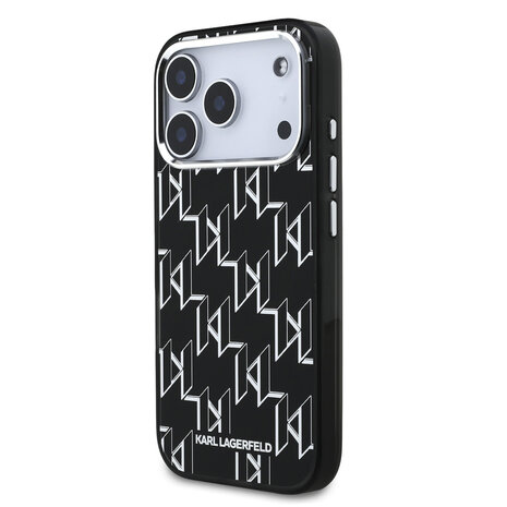 Karl Lagerfeld Karl lagerfeld iPhone 17 Pro Back cover coque - MagSafe - IML metal monogram kc - Noir Karl Lagerfeld Karl lagerfeld iPhone 17 Pro Back cover coque - MagSafe - IML metal monogram kc - Noir