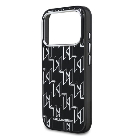 Karl Lagerfeld Karl lagerfeld iPhone 17 Pro Back cover coque - MagSafe - IML metal monogram kc - Noir Karl Lagerfeld Karl lagerfeld iPhone 17 Pro Back cover coque - MagSafe - IML metal monogram kc - Noir