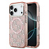 Karl lagerfeld iPhone 17 Pro Back cover coque - MagSafe - IML metal monogram kc - Rose