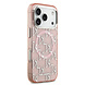 Karl Lagerfeld Karl lagerfeld iPhone 17 Pro Backcover hoesje - MagSafe - IML metal monogram kc - Roze