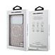 Karl Lagerfeld Karl lagerfeld iPhone 17 Pro Backcover hoesje - MagSafe - IML metal monogram kc - Roze