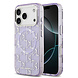 Karl Lagerfeld Karl lagerfeld iPhone 17 Pro Backcover hoesje - MagSafe - IML metal monogram kc - Paars