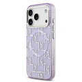 Karl Lagerfeld Karl Lagerfeld iPhone 17 Pro/iPhone 18 Pro Handyhülle MagSafe IML KC-Monogramm aus Metall - Violett