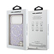 Karl Lagerfeld Karl lagerfeld iPhone 17 Pro Backcover hoesje - MagSafe - IML metal monogram kc - Paars