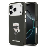 Karl Lagerfeld Karl lagerfeld iPhone 17 Pro Backcover hoesje - MagSafe - IML Aquarelle - Zwart