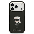 Karl Lagerfeld Karl Lagerfeld iPhone 17 Pro/iPhone 18 Pro Handyhülle MagSafe IML-Aquarelldesign - Schwarz