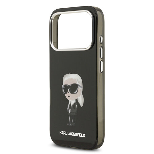 Karl Lagerfeld Karl Lagerfeld iPhone 17 Pro/iPhone 18 Pro Handyhülle MagSafe IML-Aquarelldesign - Schwarz