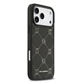 Karl Lagerfeld Karl Lagerfeld iPhone 17 Pro/iPhone 18 Pro Handyhülle MagSafe Karl-Köpfe - Schwarz