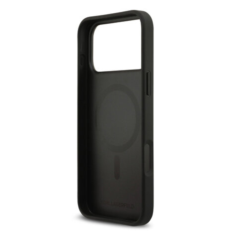 Karl Lagerfeld Karl lagerfeld iPhone 17 Pro Back cover coque - MagSafe - Karl Heads - Noir