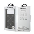 Karl Lagerfeld Karl Lagerfeld iPhone 17 Pro/iPhone 18 Pro Handyhülle MagSafe Karl-Köpfe - Schwarz