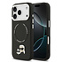 Karl lagerfeld iPhone 17 Pro Back cover coque - MagSafe - K&C Pins - Noir
