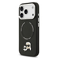 Karl Lagerfeld Karl Lagerfeld iPhone 17 Pro/iPhone 18 Pro Handyhülle MagSafe Karl-&-Choupette-Pins - Schwarz