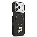 Karl Lagerfeld Karl Lagerfeld iPhone 17 Pro/iPhone 18 Pro Handyhülle MagSafe Karl-&-Choupette-Pins - Schwarz