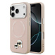 Karl Lagerfeld Karl lagerfeld iPhone 17 Pro Backcover hoesje - MagSafe - K&C Pins - Roze Karl Lagerfeld Karl lagerfeld iPhone 17 Pro Backcover hoesje - MagSafe - K&C Pins - Roze