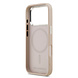 Karl Lagerfeld Karl lagerfeld iPhone 17 Pro Back cover coque - MagSafe - K&C Pins - Rose