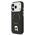 Karl Lagerfeld Karl Lagerfeld iPhone 17 Pro/iPhone 18 Pro Handyhülle MagSafe Karl-&-Choupette-Pins - Schwarz