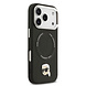 Karl Lagerfeld Karl lagerfeld iPhone 17 Pro Backcover hoesje - MagSafe - K&C Pins - Zwart