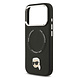 Karl Lagerfeld Karl lagerfeld iPhone 17 Pro Back cover coque - MagSafe - K&C Pins - Noir Karl Lagerfeld Karl lagerfeld iPhone 17 Pro Back cover coque - MagSafe - K&C Pins - Noir