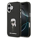 Karl Lagerfeld Karl lagerfeld iPhone 17 Backcover hoesje - MagSafe - IML Aquarelle - Zwart