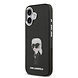 Karl Lagerfeld Karl lagerfeld iPhone 17 Backcover hoesje - MagSafe - IML Aquarelle - Zwart