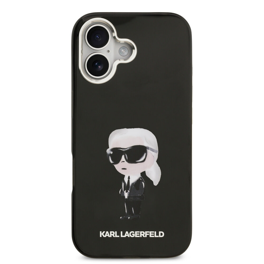 Karl Lagerfeld Karl lagerfeld iPhone 17 Back-Cover hul - MagSafe - IML Aquarelle - Schwarz