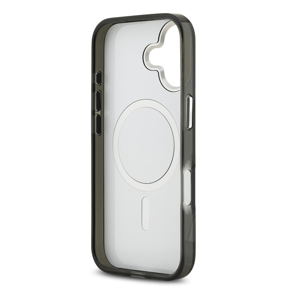 Karl Lagerfeld Karl lagerfeld iPhone 17 Backcover hoesje - MagSafe - IML Aquarelle - Zwart
