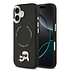 Karl lagerfeld iPhone 17 Backcover hoesje - MagSafe - K&C Pins - Zwart