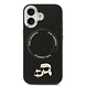 Karl Lagerfeld Karl lagerfeld iPhone 17 Backcover hoesje - MagSafe - K&C Pins - Zwart