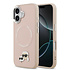 Karl lagerfeld iPhone 17 Backcover hoesje - MagSafe - K&C Pins - Roze