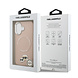 Karl Lagerfeld Karl lagerfeld iPhone 17 Backcover hoesje - MagSafe - K&C Pins - Roze