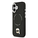 Karl Lagerfeld Karl lagerfeld iPhone 17 Backcover hoesje - MagSafe - K&C Pins - Zwart
