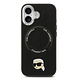 Karl Lagerfeld Karl lagerfeld iPhone 17 Backcover hoesje - MagSafe - K&C Pins - Zwart