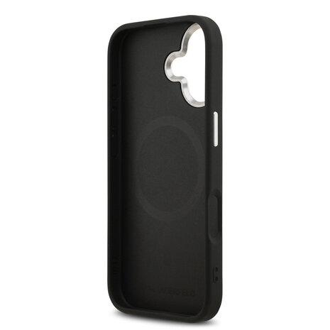 Karl Lagerfeld Karl lagerfeld iPhone 17 Back-Cover hul - MagSafe - K&C Pins - Schwarz