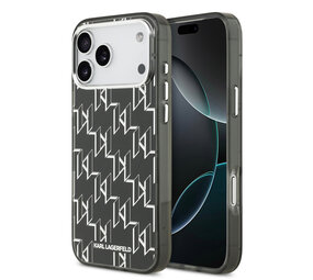 Karl Lagerfeld Karl lagerfeld iPhone 17 Pro Max Back cover coque - MagSafe - IML metal monogram kc - Noir Karl Lagerfeld Karl lagerfeld iPhone 17 Pro Max Back cover coque - MagSafe - IML metal monogram kc - Noir