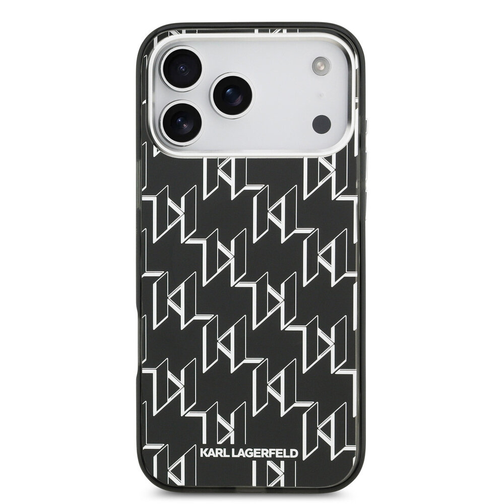 Karl Lagerfeld Karl lagerfeld iPhone 17 Pro Max Back cover coque - MagSafe - IML metal monogram kc - Noir Karl Lagerfeld Karl lagerfeld iPhone 17 Pro Max Back cover coque - MagSafe - IML metal monogram kc - Noir