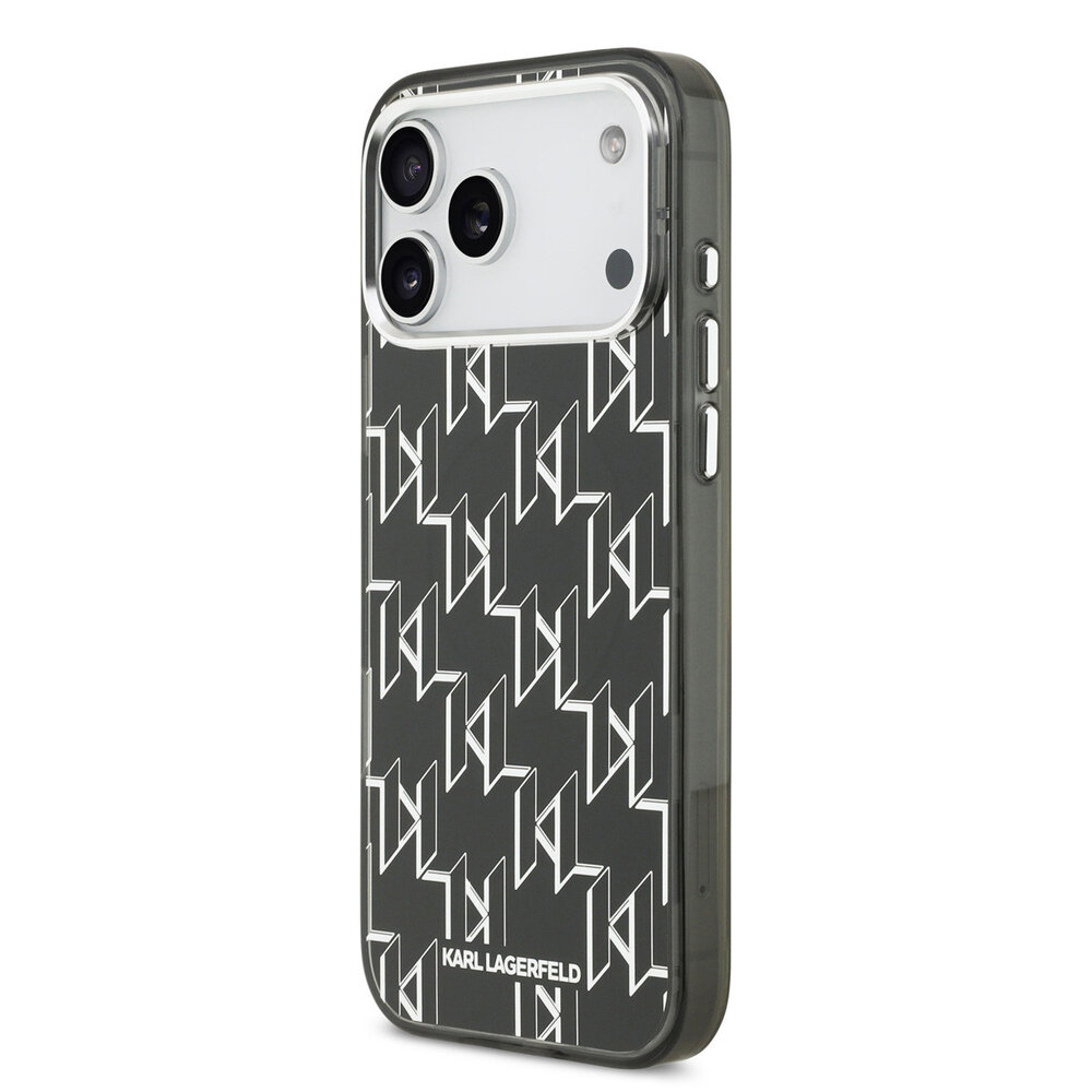 Karl Lagerfeld Karl lagerfeld iPhone 17 Pro Max Back cover coque - MagSafe - IML metal monogram kc - Noir Karl Lagerfeld Karl lagerfeld iPhone 17 Pro Max Back cover coque - MagSafe - IML metal monogram kc - Noir