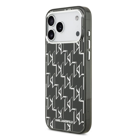 Karl Lagerfeld Karl lagerfeld iPhone 17 Pro Max Back cover coque - MagSafe - IML metal monogram kc - Noir Karl Lagerfeld Karl lagerfeld iPhone 17 Pro Max Back cover coque - MagSafe - IML metal monogram kc - Noir