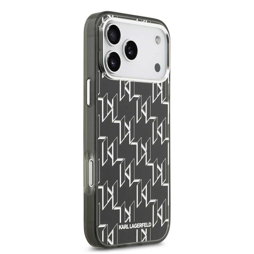 Karl Lagerfeld Karl lagerfeld iPhone 17 Pro Max Back cover coque - MagSafe - IML metal monogram kc - Noir Karl Lagerfeld Karl lagerfeld iPhone 17 Pro Max Back cover coque - MagSafe - IML metal monogram kc - Noir
