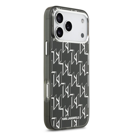 Karl Lagerfeld Karl lagerfeld iPhone 17 Pro Max Back cover coque - MagSafe - IML metal monogram kc - Noir Karl Lagerfeld Karl lagerfeld iPhone 17 Pro Max Back cover coque - MagSafe - IML metal monogram kc - Noir